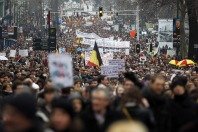 Belgier demonstrieren für die Einheit des Landes